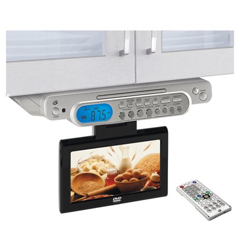 GPX KCLD8887DT Under Cabinet TV/DVD Combo with Cable Ready 8.4 -Inch LCD Digital TV, DVD Player rand AM/FM Stereo Radio (Silver) GPX KCLD8887DT Under Cabinet TV/DVD Combo with Cable Ready 8.4 -Inch LCD Digital TV, DVD Player rand AM/FM Stereo Radio (Silver)
