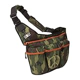 Diaper Dude Camouflage Diaper Bag with Peace Sign