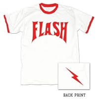 Flash Gordon Comic Superhero Hero Ringer T-Shirt, Large
