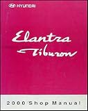 2000 Hyundai Elantra and Tiburon Repair Shop Manual Original