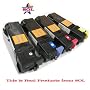 B, C, M, Y (2,000 pages) High Yield Compatible Dell 1320c Color Laser Toner Cartridges Comb (New Chip installed)