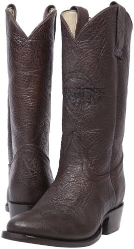 NFL San Diego Chargers Men's Traditional Toe Western Boot, Brown, 11.5