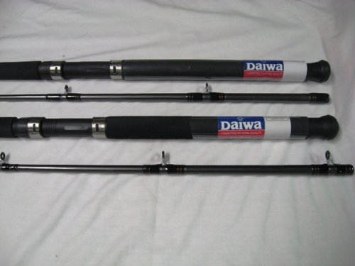 2 PK DAIWA WILDERNESS DOWNRIGGER FISHING RODS
