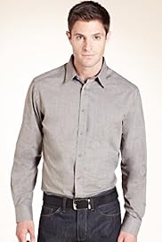 Long Sleeve Plain Marl Shirt
