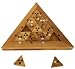 Tri-Match - Domino-Puzzle - Legespiel - Denkspiel - Knobelspiel - Geduldspiel aus Holz