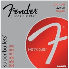FENDER 3250 R (.010 - .046 Nickel Plated Steel, Bullet End. F�r Stratocaster oder andere Gitarren mit �hnlichem Tremolo. Wesentlich stimmstabiler als andere Saiten!)