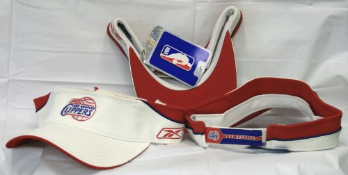 NBA Los Angeles Clippers Logo on WhiteÿSun Visor Reebok