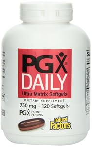 Natural Factors PGX Daily Ultra Matrix Softgels, 750 Mg 120-Count