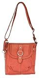 Fossil Leather Callie Flap Cross Body Bag Tomato