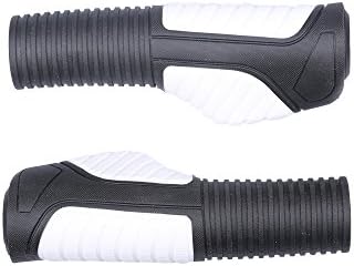 llcycling Bmx Grips Soft Comfortable Handle Bar for Cycling -white