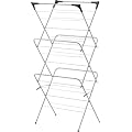 Premier Housewares 3 Tier Folding Clothes Dryer, Black Corners