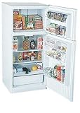 Summit FF1510 14.8 cu. ft. Top-Freezer Refrigerator with Adjustable Wire Shelves, Door Storage, Interior Light and Adjustable Thermostat: No Ice Maker