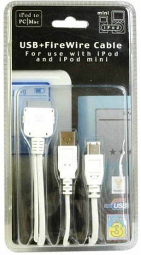 Logic3 USB 2.0 and FireWire Cable for iPods
