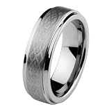 7mm Celtic Design Laser Engraved Cobalt Free Tungsten Carbide COMFORT-FIT Wedding Band Ring for Men and Women (Size 5 to 15)