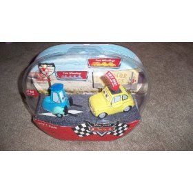 Disney Pixar Cars Luigi & Guido Talking Free Wheeling Toy Set