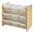 Nine Bin Toy Organizer by Little Colorado - Natural