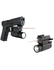 Sports: Ultimate Arms Gear New Gen. Tactical Compact QD LED Flashlight Light & Red Dot Laser Sight Combo For Springfield Armory XDM 3.8 4.5 XD (4"&5" Barrel) Pistol Gun With A Front Weaver Picatinny Rail - Ultimate Arms Gear