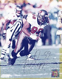 Warren Sapp Autographed / Signed Tampa Bay Buccaneers Football 8x10 Photo