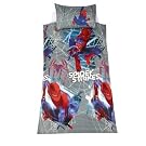 Boys Spiderman Spider Strike Design Reversible Quilt/Duvet Cover Bedding Set