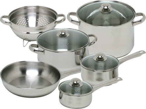 Magefesa Vesta Stainless Steel 10 Piece Cookware Set product image