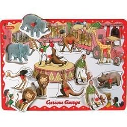 CURIOUS GEORGE PEG PUZZLE BY SCHYLLING