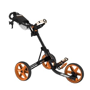 Clicgear Model 3.5+ Golf Cart, Charcoal/Orange