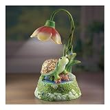 Daisy Darling Musical Table Lamp With Stained-Glass Art: Unique Floral Art Home Decor Gift by Ardleigh Elliott