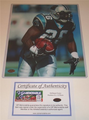 DeShaun Foster Carolina Panthers Autographed/Hand Signed 8 x 10 Photo