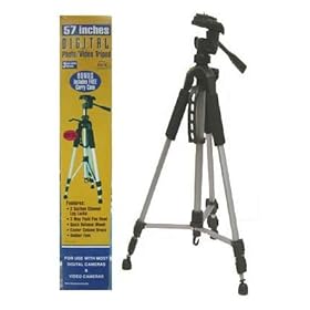 57 PROFESSIONAL TRIPOD for JVC CAMCORDER GZ-MG27 by redhotbuys