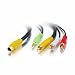 Cables To Go 2m S-Video + Audio to 3 Rca Type Adapter Cable  from Cables