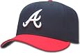 Atlanta Braves Game Navy w/Red Brim Pinch Hitter Adjustable Hat
