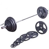 Marcy 140kg Olympic Tri-Grip Barbell Set
