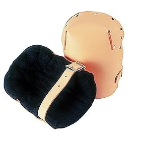 Custom Leathercraft 313 Heavy Duty Leather Kneepads by Custom Leather Craft