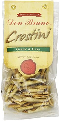 Don Bruno Crostini, Garlic &amp; Herb, 7 Ounce (Pack of 6)