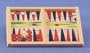 Dollhouse Miniature Backgammon Game in Wood