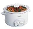 Crock-Pot 38501-W 5-Quart Round Smart-Pot Slow Cooker, White
