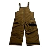 Osh Kosh B'gosh - Toddler Boys Bib Snowpant, Brown by