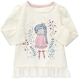 GYMBOREE(ジンボリー) セーター ガール ティ ホワイト トップス長袖Tシャツ 12～18ヶ月【並行輸入】