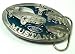 Ford Motor Company Mustang Classic Pewter Belt Buckle Image