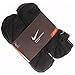 Nike Men's No-show Cotton Socks (Medium (shoe size 6-10), Black)