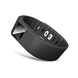 Smart Watch Pedometer Step Walking Distance Calorie Counter Activity Tracker (Black)