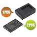 Battpit™ New 2x Digital Camera Battery + 1x Charger Replacement for Fujifilm FinePix F401 Zoom (1150 mAh)