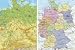 Deutschlandkarte geografisch + politisch (Puzzle)