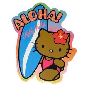 Hello Kitty Aloha Sticker