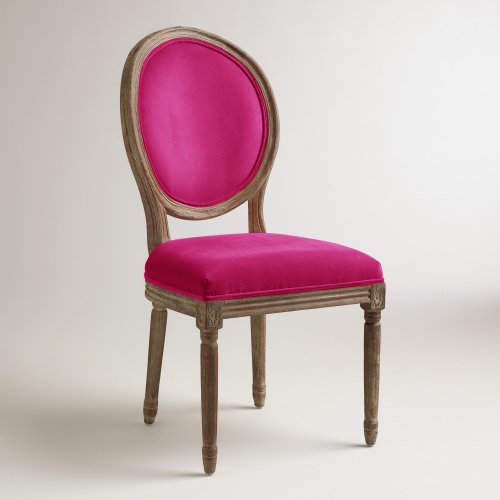 Fuchsia Paige Round Back Dining Chairs Set of 2 World Market