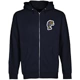 NCAA Florida International Golden Panthers Logo Applique Full Zip Hoodie - Navy Blue