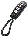 Karcher 850557 Komfort-Festnetztelefon schwarz, geeignet zur Wandmontage