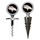 Denver Broncos Cork Screw and Wine Bottle Topper Set