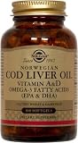 Solgar, Norwegian Cod Liver Oil, 100 Softgels (Vitamin A & D Supplement)