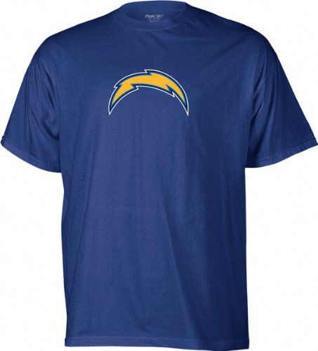 NFL Men's San Diego Chargers Logo Premier Tee Shirt (Dark Navy, X-Large)